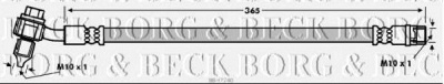 BORG & BECK bbh7740 -  Тормозной шланг